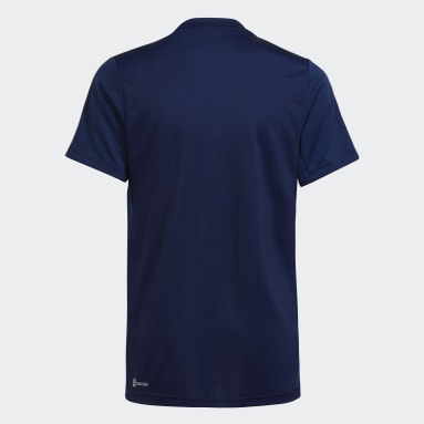 T-shirt coupe standard Train Essentials AEROREADY 3-Stripes Bleu Adolescents 8-16 Years Sportswear