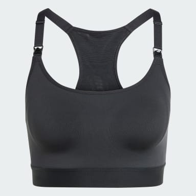 Frauen Fitness & Training Powerimpact Medium-Support Maternity Sport-BH – Umstandsmode Schwarz