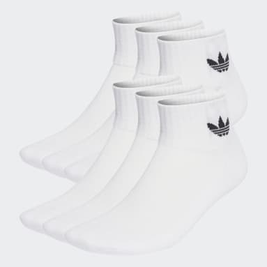 Originals Mid Ankle Socken, 6 Paar Weiß