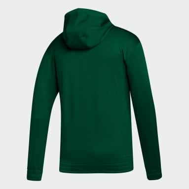 Mens Green Adidas Hoodies & Sweatshirts Tops, Clothing