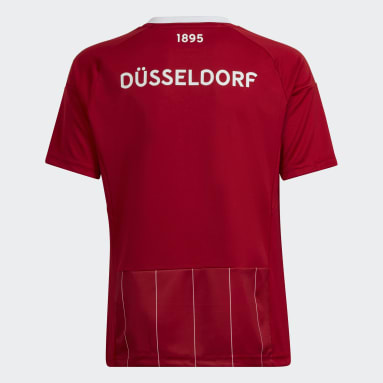 Camiseta primera equipación Fortuna Düsseldorf 22/23 Rojo Niño Fútbol