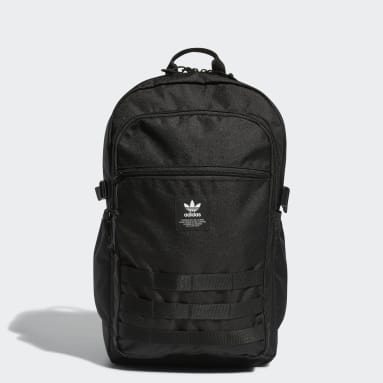 adidas Trefoil Monogram Jacquard Mini Backpack - Black, Women's Lifestyle