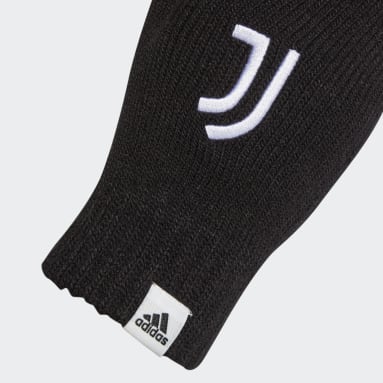 Football Black Juventus Gloves