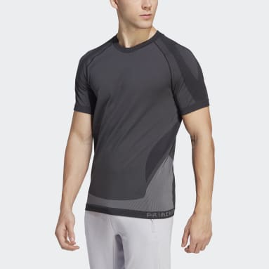 Mænd Yoga Sort adidas PRIMEKNIT Yoga Seamless Training T-shirt