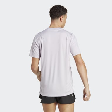 Men Running Purple adidas x Parley Running T-Shirt