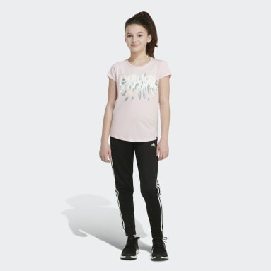 Youth Lifestyle Pink Short Sleeve Scoop Tee