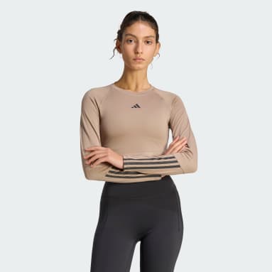 Playera Corta de Entrenamiento Hyperglam de Manga Larga