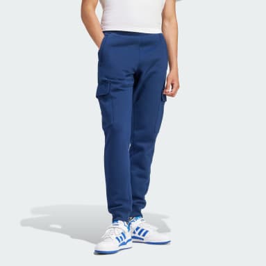 Άνδρες Originals Μπλε Trefoil Essentials Cargo Pants