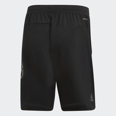 Men Yoga Black 4KRFT Sport Graphic Shorts