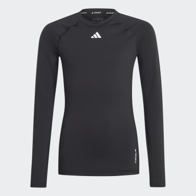 Koszulka AEROREADY Techfit Long Sleeve Kids Czerń
