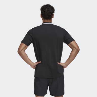 Men's Soccer Black Juventus Polo Shirt