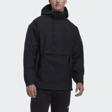 Anorak Utilitas RAIN.RDY Noir Hommes Randonnée