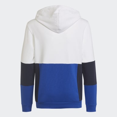 Deti Sportswear biela Mikina s kapucňou Colourblock