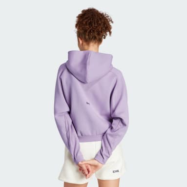 Veste à capuche entièrement zippée adidas Z.N.E. Pourpre Femmes Sportswear