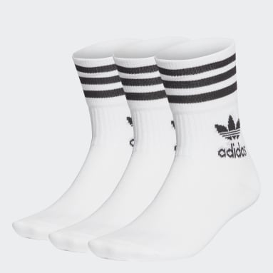 originals White 미드 컷 크루 삭스