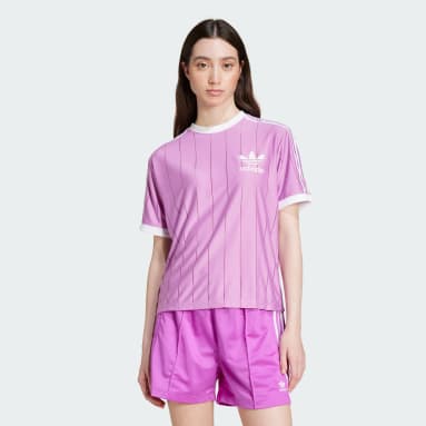 เสื้อยืดลายทาง Adicolor 3-Stripes
