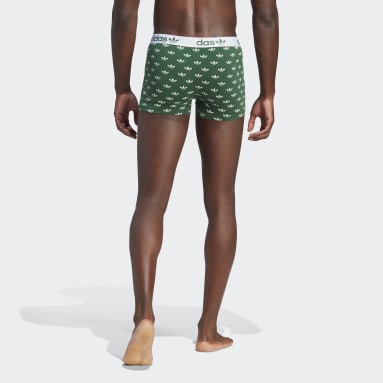 Herr Originals Grön Comfort Flex Cotton Trunk Underkläder 2-pack