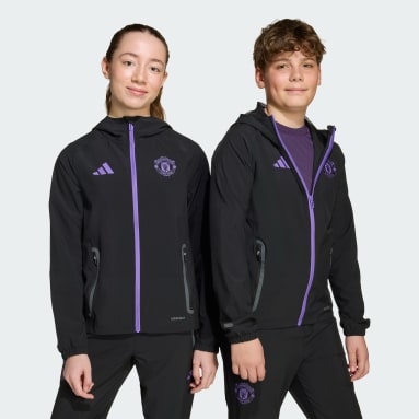 Manchester United Tiro 25 Competition Vis Tech Kids Travel Jacke