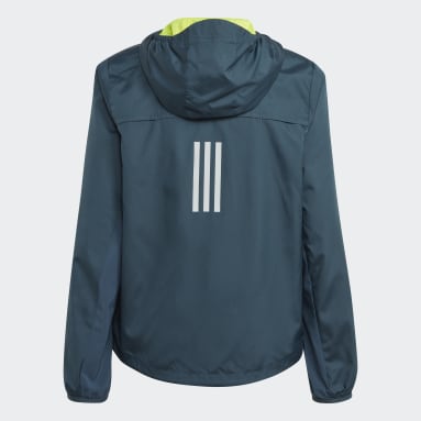Kids Running Turquoise WIND.RDY Windbreaker Jacket Kids