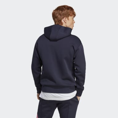 Buzo con Capucha Future Icons Badge of Sport Azul Hombre Sportswear