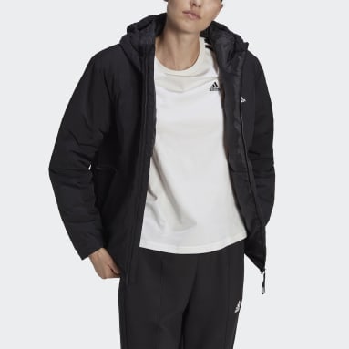 Chaqueta con capucha BSC Sturdy Insulated Negro Mujer Sportswear
