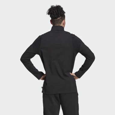 Men Sportswear Black Future Icons Embroidered Badge of Sport Long Sleeve Tee