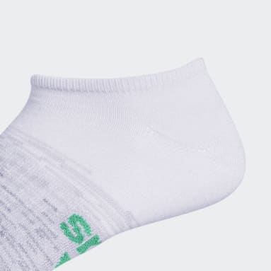 Men's Training White Superlite Badge of Sport No-Show Socks 6 Pairs