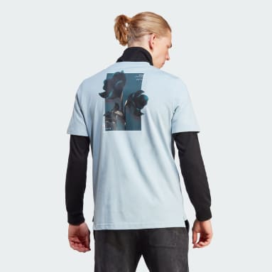 Playera Sportswear City Escape Split-Hem Azul Hombre Sportswear