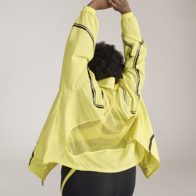 adidas by Stella McCartney TruePace Woven Jacket (Plus Size) Żółty