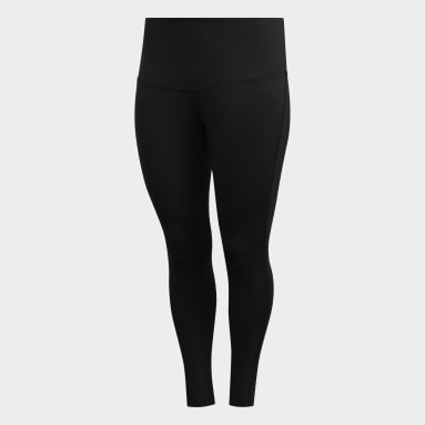 Believe This Solid 7/8 Tights​​ (Plus Size) Czerń