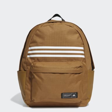 Training Brown Classic 3-Stripes Horizontal Backpack