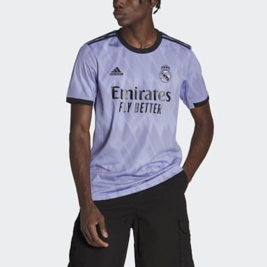 Camiseta segunda equipación Real Madrid 22/23 Violeta Hombre Fútbol