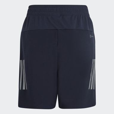 Jongens Sportswear blauw AEROREADY 3-Stripes Geweven Short