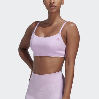 Brassière Yoga Studio Maintien léger Pourpre Femmes Yoga