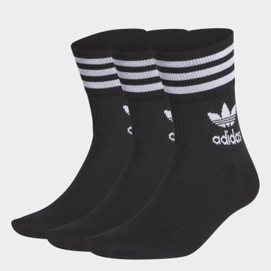 Originals černá Ponožky Mid-Cut Crew – 3 páry