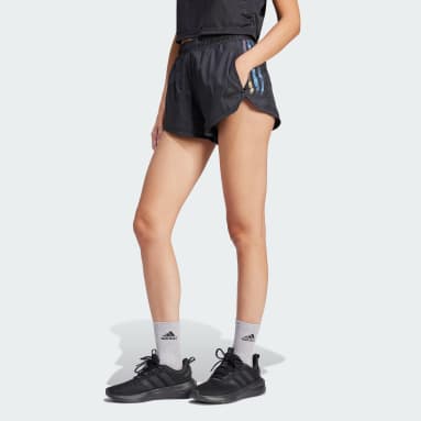 Women Sportswear Black Tiro Cut 3-Stripes Summer Shorts