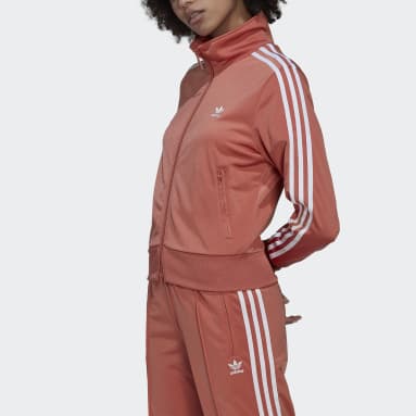 Ženy Originals hnědá Sportovní bunda Adicolor Classics Firebird Primeblue