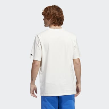 T-shirt Shmoofoil Painted Short Sleeve Bianco Uomo Originals
