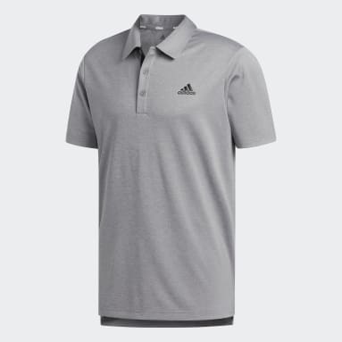 Men Golf Grey Advantage Novelty Heathered Polo Shirt
