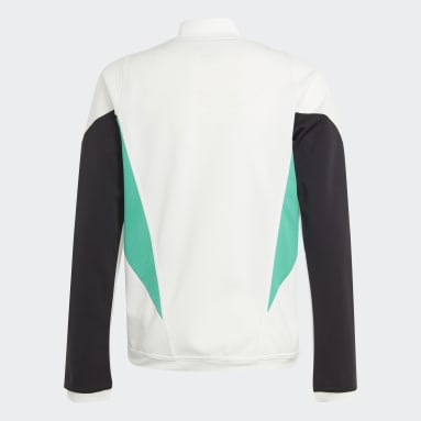 Sudadera entrenamiento Manchester United Tiro 23 Blanco Niño Fútbol