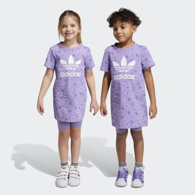 Kids Originals Purple Floral Dress Set