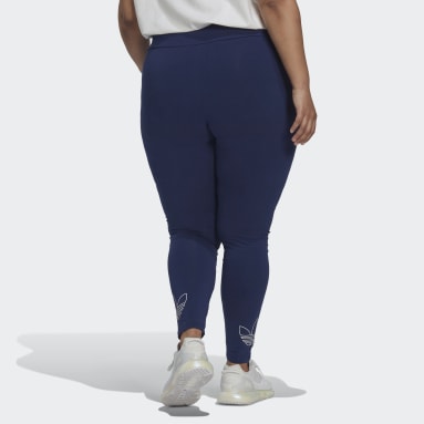 Dames Originals blauw Legging (Grote Maat)
