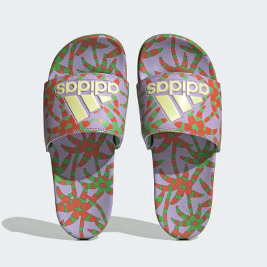 Chinelos Comfort Adilette Roxo Mulher Sportswear
