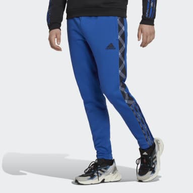 Muži Volný Čas modrá Sportovní kalhoty Tiro Winterized
