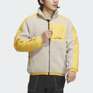 National Geographic High-Pile Fleece Jakke Beige