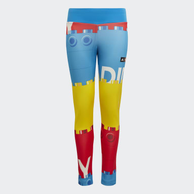 Legging adidas x Classic LEGO® Azul Kids Sportswear
