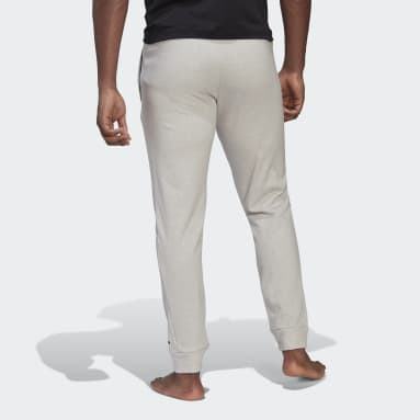 Pantalon d'entraînement de yoga 7/8 molleton AEROREADY gris Hommes Yoga