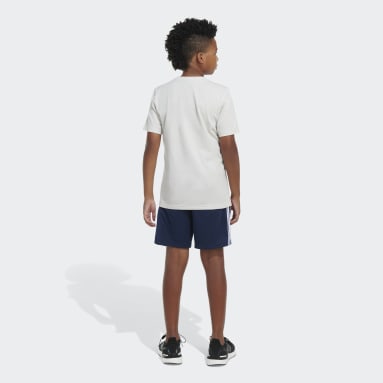 Youth Sportswear Beige SS CAMO LOGO TEE