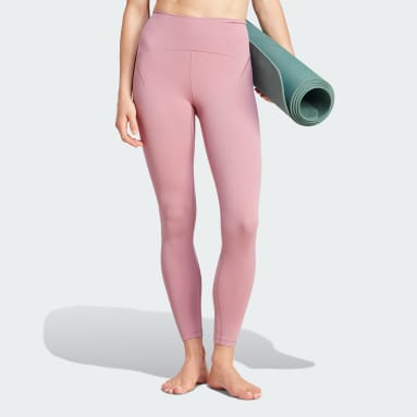 Frauen Fitness & Training Yoga Studio Luxe 7/8-Leggings Rosa