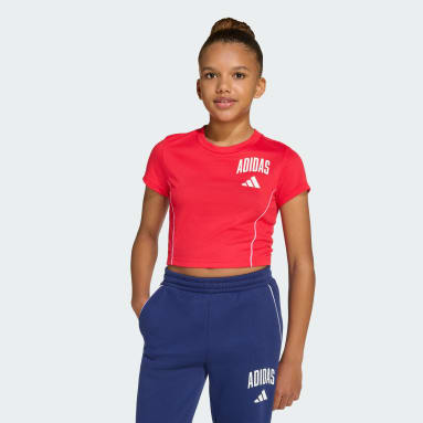 Camiseta Estampada Train Essentials Collegiate Infantil